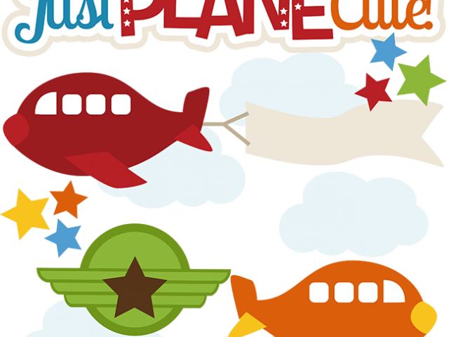 Airplane Clipart Scrapbook - Cute Airplane Clipart - Free Transparent PNG Clipart Images Download. - Transparent PNG Free Download