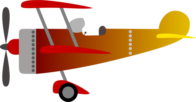 Airplane Fixed-wing Aircraft Biplane Aviation - Vintage Airplane Png - Free Transparent PNG Clipart Images Download. - Transparent PNG Free Download