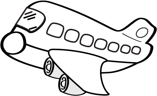 Flight Clipart Black And White - Airplane Clipart Black And White - Free Transparent PNG Clipart Images Download. - Transparent PNG Free Download
