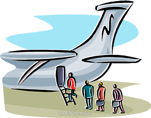 Air Travel Royalty Free Vector Clip Art Illustration - Airplane Drawing - Free Transparent PNG Clipart Images Download. - Transparent PNG Free Download