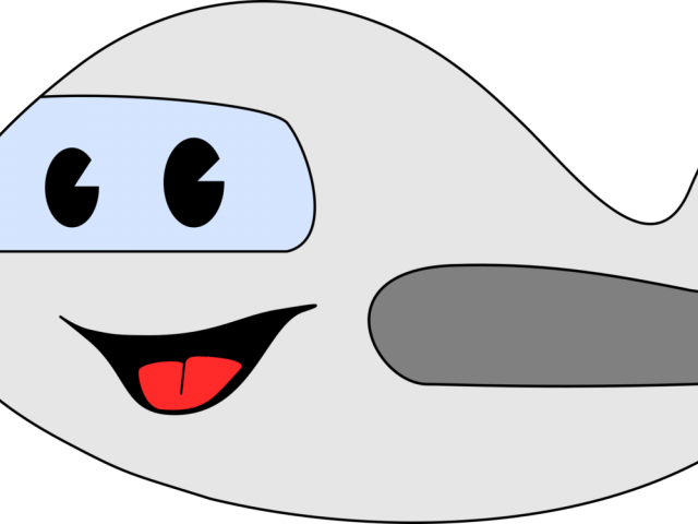 Aircraft Clipart Happy - Airplane Clip Art Cute - Free Transparent PNG Clipart Images Download. - Transparent PNG Free Download