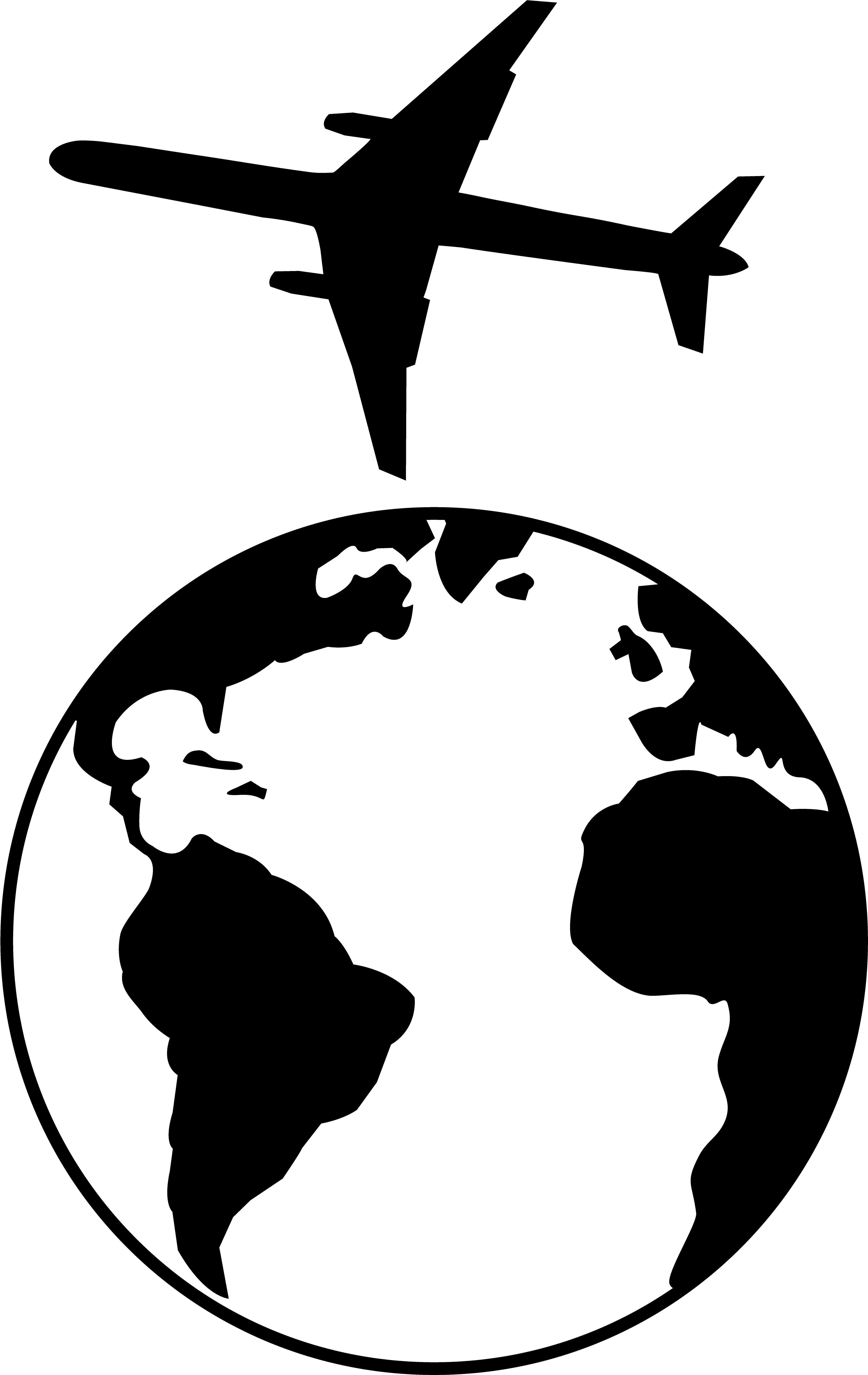 Airplane Clipart Black And White Free Images - Women's Voices For The Earth - Free Transparent PNG Clipart Images Download. - Transparent PNG Free Download