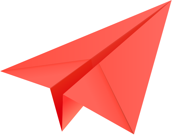 Free Paper Airplane Clipart 4 Clipartbarn - Red Paper Plane Png - Free Transparent PNG Clipart Images Download. - Transparent PNG Free Download
