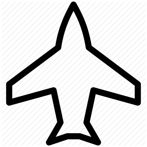 Plane Outline Free Download Clip Art On Airplane Shape - Jet Plane Outline - Free Transparent PNG Clipart Images Download. - Transparent PNG Free Download