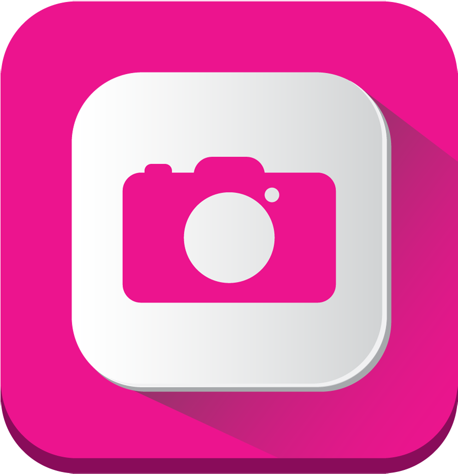 Airplane Clipart Images And Photos - Camera Logo Pink - Free Transparent PNG Clipart Images Download. - Transparent PNG Free Download
