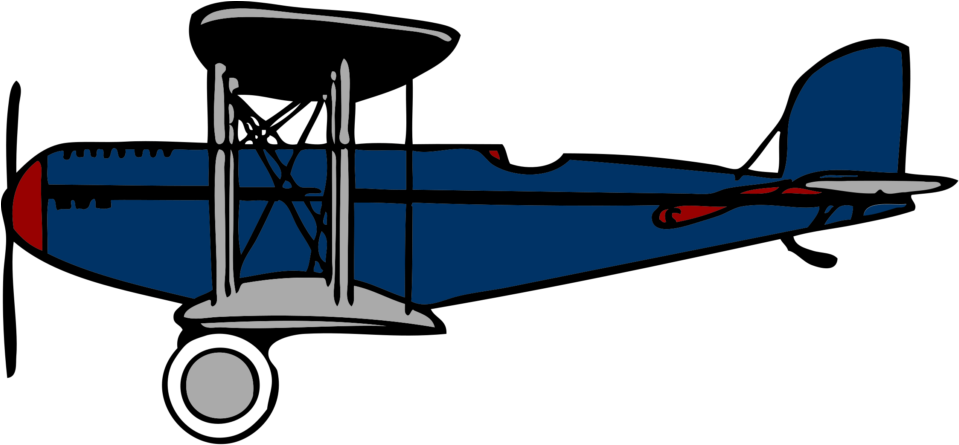 Airplane - Biplane Clipart - Free Transparent PNG Clipart Images Download. - Transparent PNG Free Download