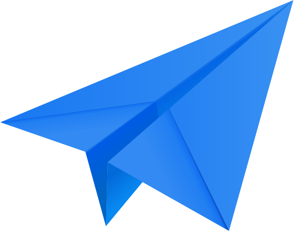Paper Airplane Vector Blue Paper Plane Paper Aeroplane - Paper Aeroplane - Free Transparent PNG Clipart Images Download. - Transparent PNG Free Download