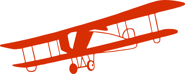 Red Airplane Clipart - Fly About // Clear Stamps Pack (10cm X 18cm ) Flonz - Free Transparent PNG Clipart Images Download. - Transparent PNG Free Download