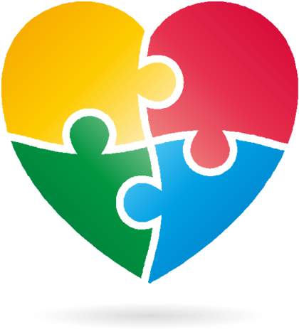 Taking An Airplane Ride Can Be An Overwhelming Experience - Autism Heart - Free Transparent PNG Clipart Images Download. - Transparent PNG Free Download