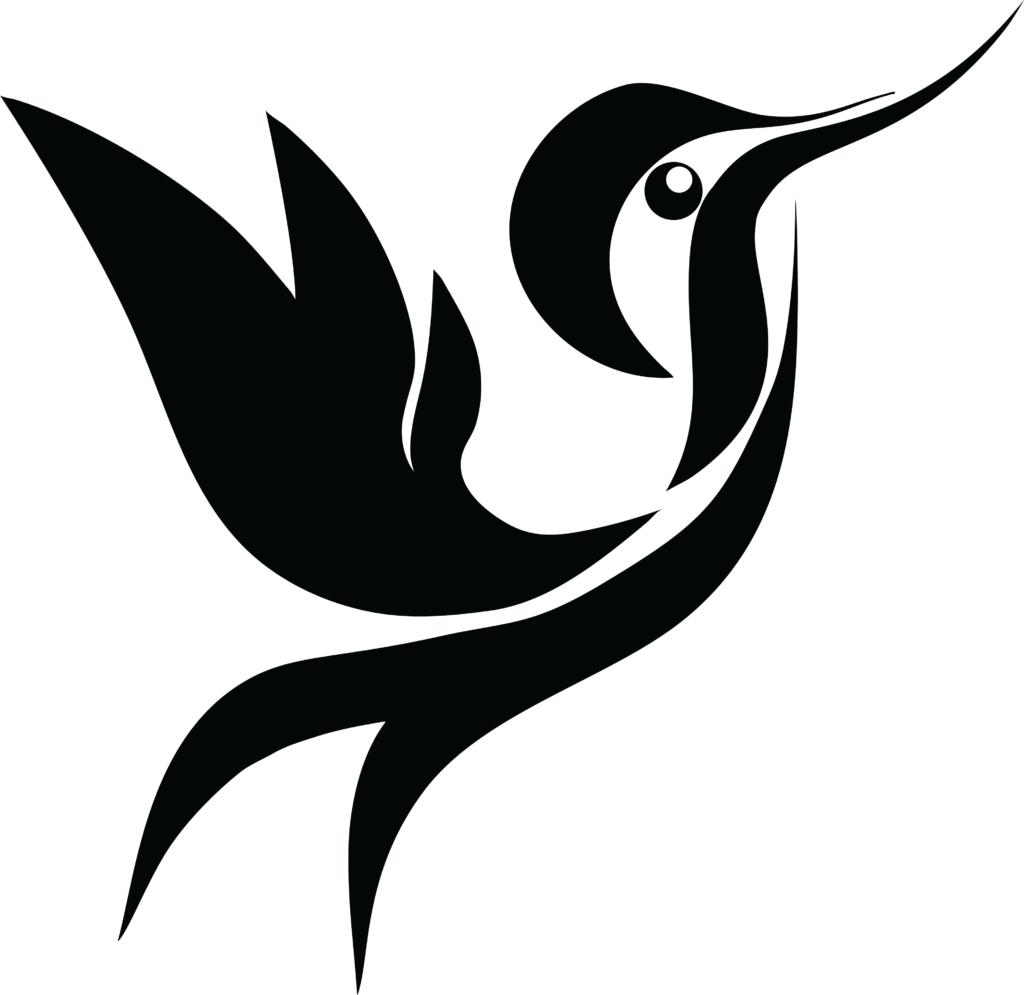 Airplane Clipart Black And White 246 Free Clipart Of - Hummingbird Silhuoette - Free Transparent PNG Clipart Images Download. - Transparent PNG Free Download