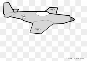 Flying Airplane Transportation Free Black White Clipart - Cartoon Plane - Free Transparent PNG Clipart Images Download. - Airplane Transparent PNG Free Download