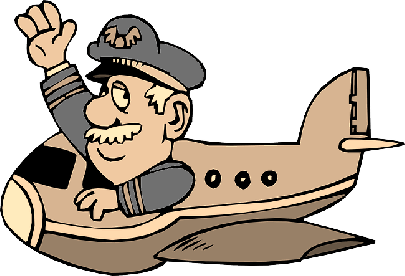 Flying, Plane, Aeroplane, Airplane, Fly, - Pilot Clip Art - Free Transparent PNG Clipart Images Download. - Transparent PNG Free Download