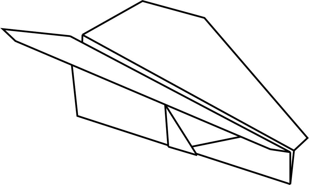 Paper Airplane Clip Art Hostted - Paper Plane - Free Transparent PNG Clipart Images Download. - Transparent PNG Free Download