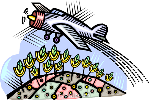 Airplane Crop Dusting Royalty Free Vector Clip Art - Cartoon Crop Duster Plane - Free Transparent PNG Clipart Images Download. - Transparent PNG Free Download