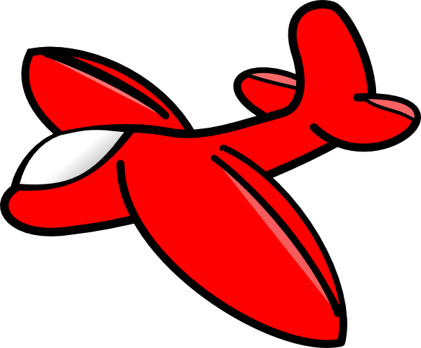 Red Airplane Clip Art Transparent PNG - 600x496 - Free Download on - Transparent PNG Free Download