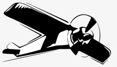 Collection Of Ww - Old Plane Vector Png, Transparent - Airplane Transparent PNG Free Download