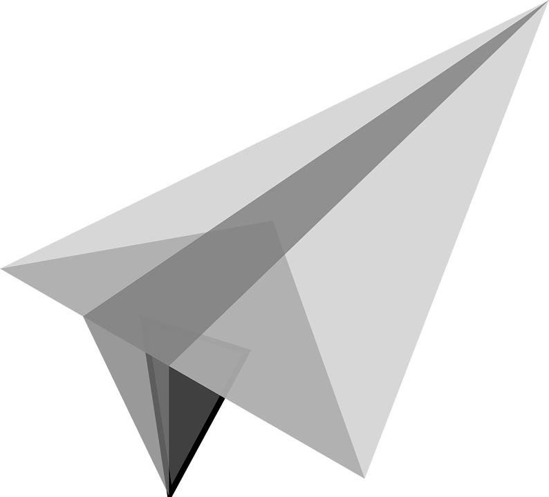 White Paper Plane Png Image - Origami Of Aeroplane Transparent, Png Download - Transparent PNG Free Download