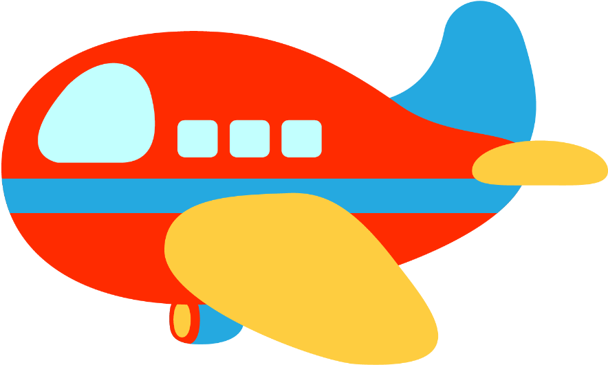 Airplane Aircraft Clip Art - Meios De Transporte Desenho, HD Png Download - Transparent PNG Free Download