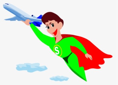 Lifting Airplane Cartoon, HD Png Download - Airplane Transparent PNG Free Download