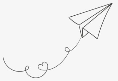 Aeroplane Clipart Png - Transparent Background Paper Airplane Png, Png Download - Airplane Transparent PNG Free Download