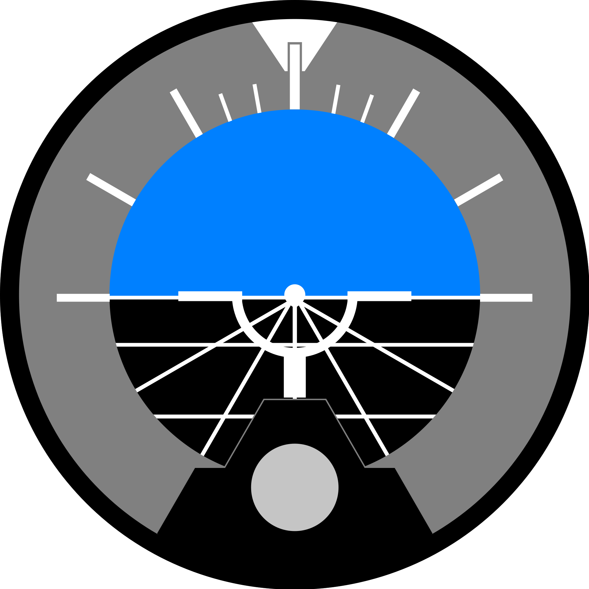 Airplane Attitude Indicator Clipart , Png Download - Attitude Indicator Icon, Transparent - Transparent PNG Free Download