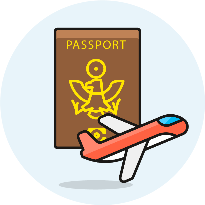 Image Creator Pushsafer Send Push Notifications Easy - Passport And Aeroplane Clipart, HD Png Download - Transparent PNG Free Download