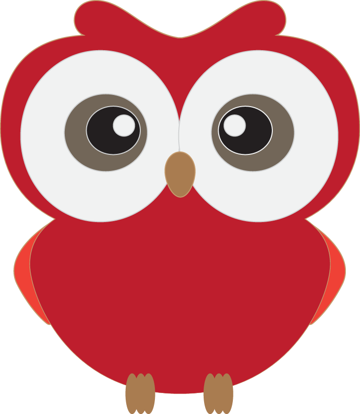 Owls On Owl Clip Art Owl And Cartoon Owls 3 Clipartcow - Cute Owl Clipart Red - Free Transparent PNG Clipart Images Download. - Transparent PNG Free Download