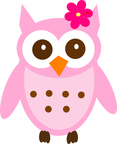 Pink Baby Owl Clip Art At Clker - Clip Art Baby Owl - Free Transparent PNG Clipart Images Download. - Transparent PNG Free Download
