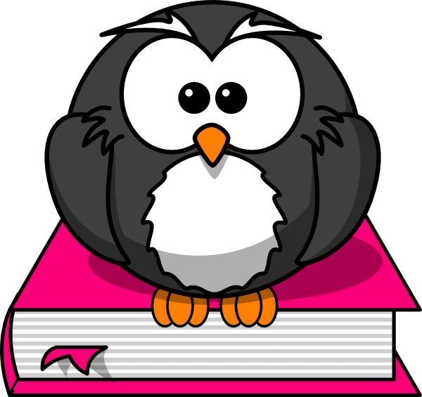 Owl - Book - Clip - Art - Owl On The Book Clipart - Free Transparent PNG Clipart Images Download. - Transparent PNG Free Download