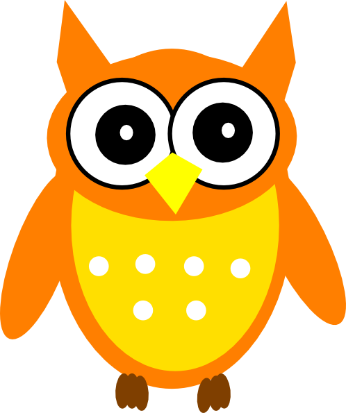 Orange Owl Clip Art - Orange Owl Clip Art - Free Transparent PNG Clipart Images Download. - Transparent PNG Free Download
