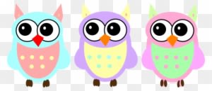 Clip Art Of Baby Owls Pastel At Clker Com Vector Online - Baby Owl Clip Art - Free Transparent PNG Clipart Images Download. - Owl Transparent PNG Free Download