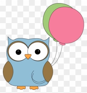 Owl With Balloons - Owl With Balloon Clipart - Free Transparent PNG Clipart Images Download. - Owl Transparent PNG Free Download