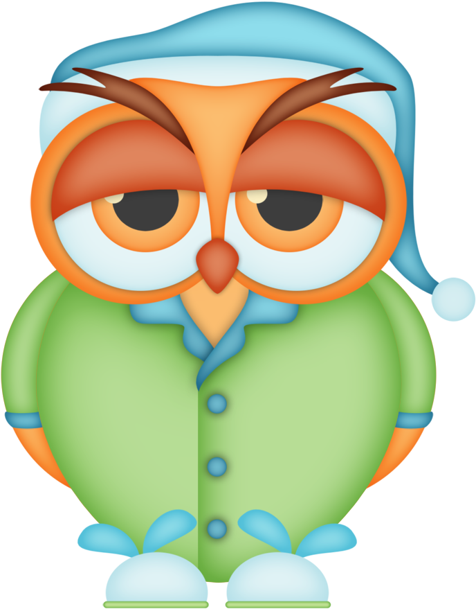 Aves & Passáros & Corujas Etc - Sleepy Owl Clip Art - Free Transparent PNG Clipart Images Download. - Owl Transparent PNG Free Download