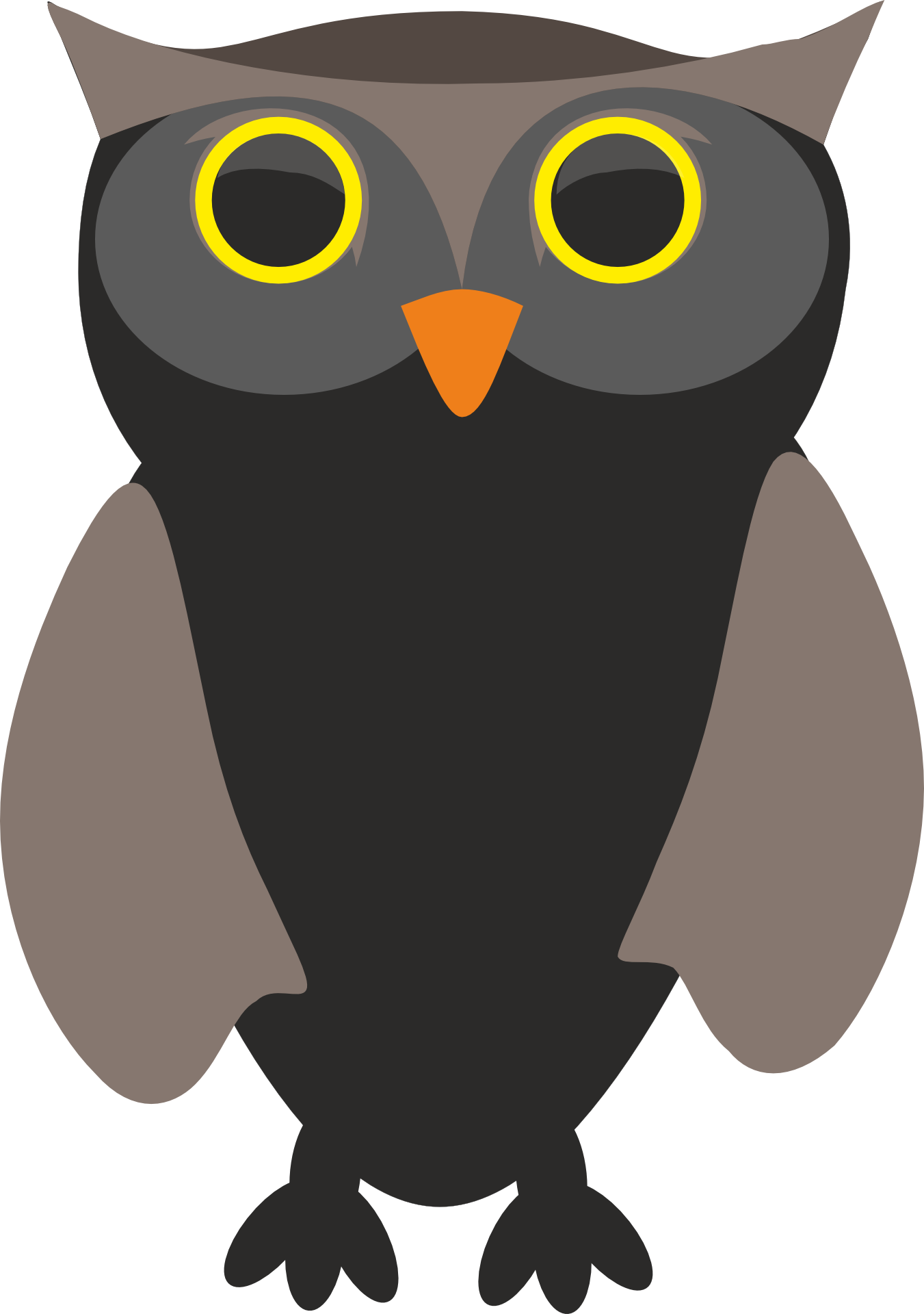 File - Sowa-356553 - Brown Owl - Tote Bags - Free Transparent PNG Clipart Images Download. - Owl Transparent PNG Free Download