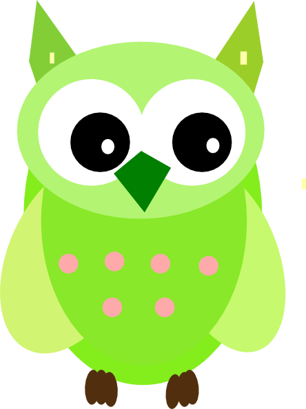 Green Owl Clip - Owl Transparent Baby - Free Transparent PNG Clipart Images Download. - Owl Transparent PNG Free Download