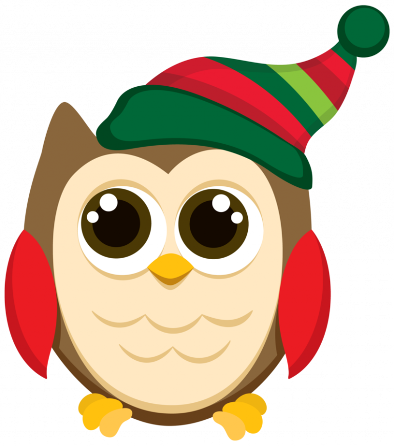Clipart Christmas Owls Christmas Owl Clip Art Patterns - Christmas Owl Clipart - Free Transparent PNG Clipart Images Download. - Owl Transparent PNG Free Download