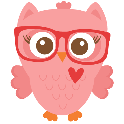 Nerdy Girl Owl Scrapbook Cuts Svg Cutting Files Doodle - Cute Clip Art Owl - Free Transparent PNG Clipart Images Download. - Owl Transparent PNG Free Download