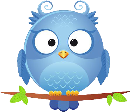 Corujinha Azul 06 - Cute Owl Vector - Free Transparent PNG Clipart Images Download. - Owl Transparent PNG Free Download