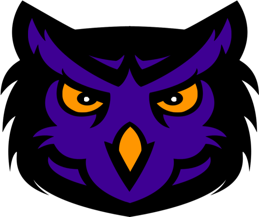 I'm Hoping To Use This Logo In My Fictional Football - Purple Owl Logo - Free Transparent PNG Clipart Images Download. - Owl Transparent PNG Free Download