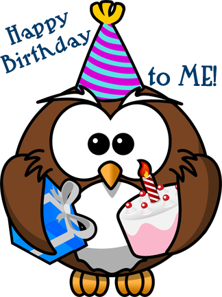 Birthday-owl - Cartoon Owl Shower Curtain - Free Transparent PNG Clipart Images Download. - Owl Transparent PNG Free Download