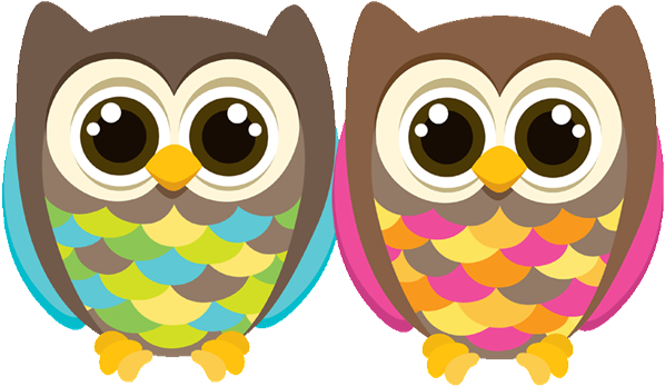 Baby Animal Clipart Twin - Twin Owls Clipart - Free Transparent PNG Clipart Images Download. - Owl Transparent PNG Free Download