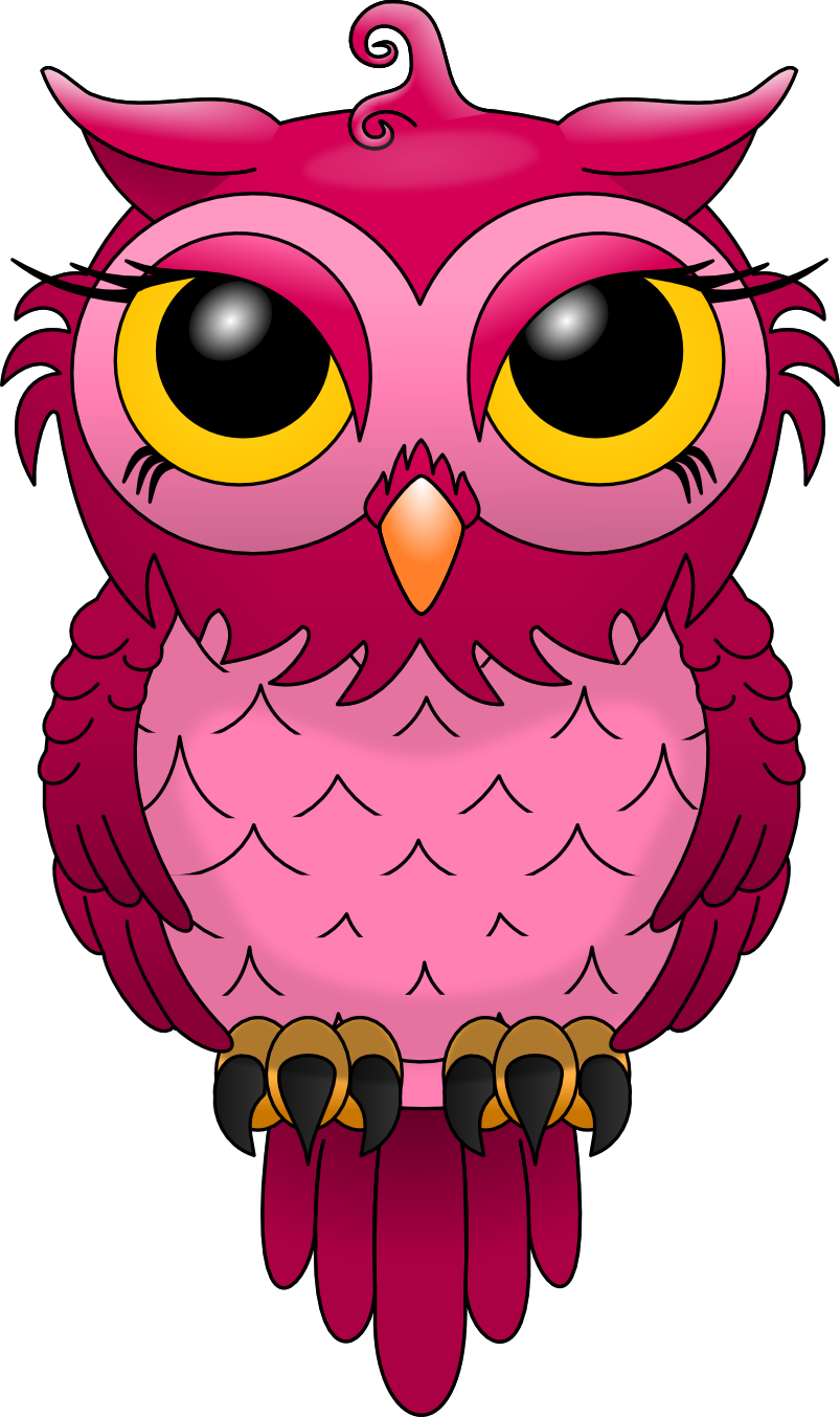 Chouette Les Chouettes - Owl Cute Pink Backgrounds - Free Transparent PNG Clipart Images Download. - Owl Transparent PNG Free Download