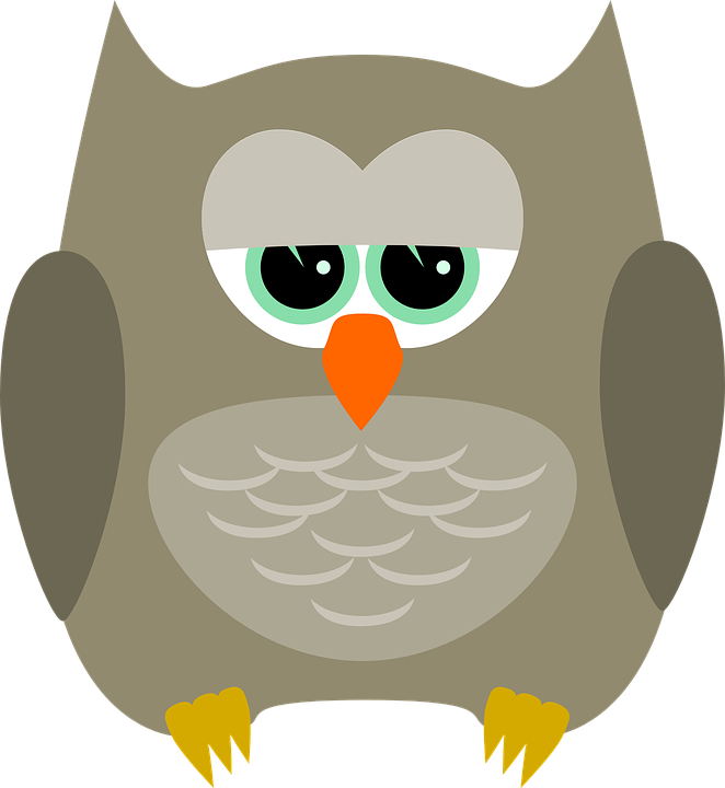 Cartoon Picture Of Owl 13, Buy Clip Art - Sleepy Brown Owl Round Ornament - Free Transparent PNG Clipart Images Download. - Owl Transparent PNG Free Download