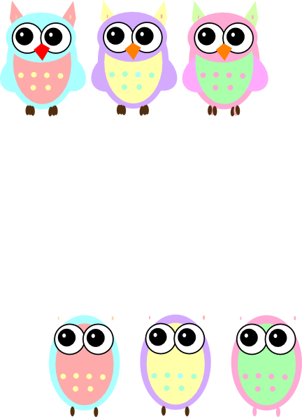 Pastel Owls - Free Transparent PNG Clipart Images Download. - Owl Transparent PNG Free Download