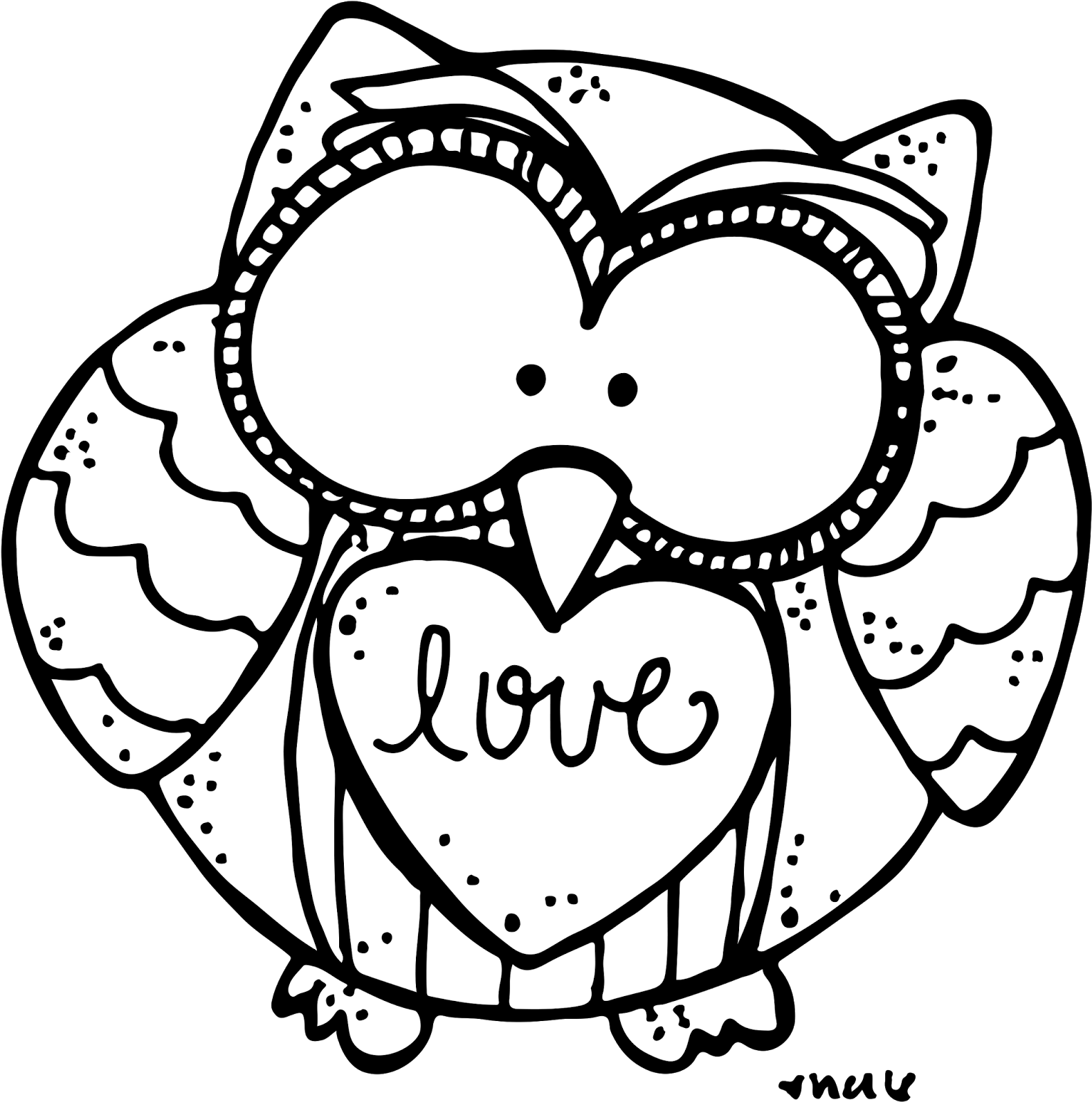 Now, For Even More Goodies - Owl Clipart Black And White Melonheadz - Free Transparent PNG Clipart Images Download. - Owl Transparent PNG Free Download