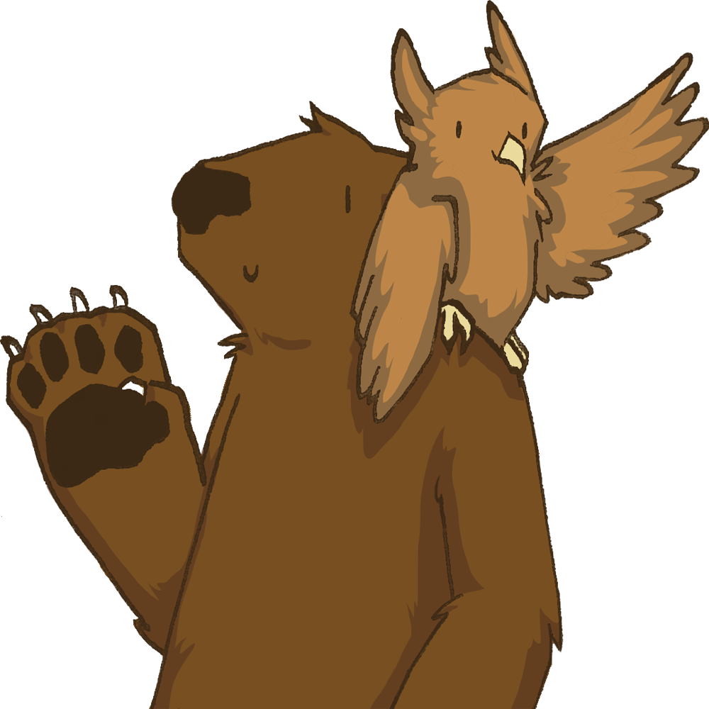 Owl On A Bear - Free Transparent PNG Clipart Images Download. - Owl Transparent PNG Free Download