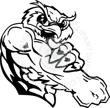 Muscular Owl Cartoon - Free Transparent PNG Clipart Images Download. - Owl Transparent PNG Free Download