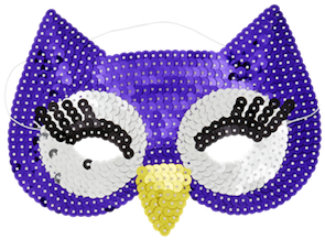 Kids Sequin Owl Mask - Sequin Owl Mask - Free Transparent PNG Clipart Images Download. - Owl Transparent PNG Free Download