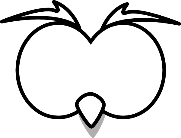 Owl Coloring Pages - Free Transparent PNG Clipart Images Download. - Owl Transparent PNG Free Download