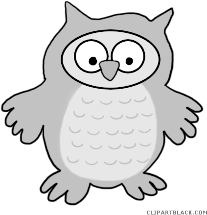 Baby Owl Animal Free Black White Clipart Images Clipartblack - Owl - Free Transparent PNG Clipart Images Download. - Owl Transparent PNG Free Download